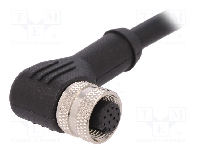 Plug; M12; PIN: 12; female; A code-DeviceNet / CANopen; IP67; 30V