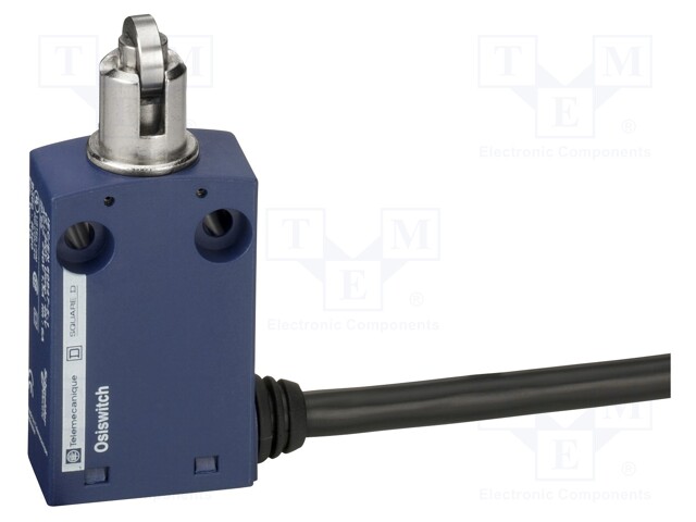 Limit switch; transversal metal roller Ø11,6mm; NO + NC; 6A