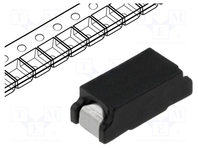 Fuse: fuse; time-lag; 2A; 125VAC; 125VDC; SMD; ceramic; copper alloy