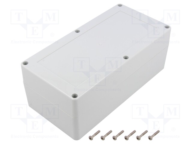 Enclosure: multipurpose; X: 100mm; Y: 200mm; Z: 75mm; ZP; ABS; gasket