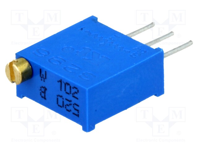 Potentiometer: mounting; multiturn; 1kΩ; 500mW; THT; ±10%; linear