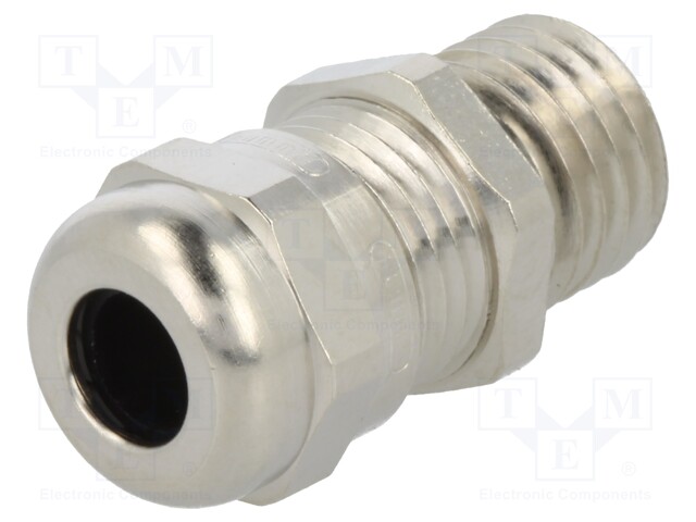 Cable gland; with long thread; M12; IP68; Mat: brass; 10bar