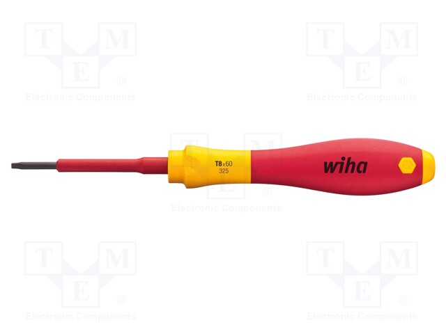 Screwdriver; insulated; Torx®; TX05; Blade length: 60mm; 1kVAC