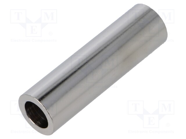 Spacer sleeve; 10.5mm; cylindrical; brass; nickel; Out.diam: 55mm