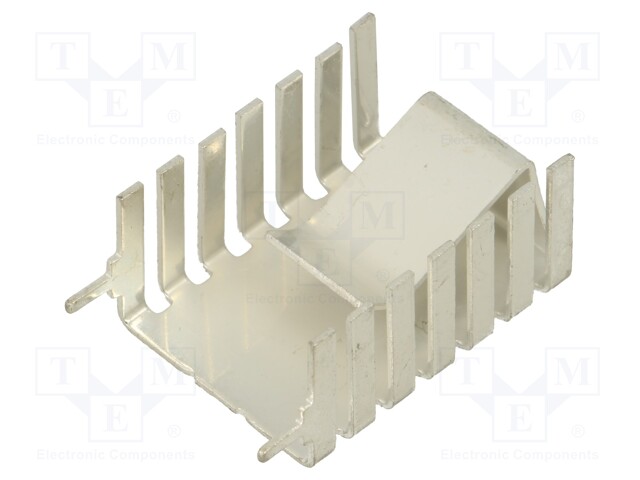 Heatsink: extruded; U; natural; L: 32mm; W: 20mm; H: 13mm; 18.4K/W