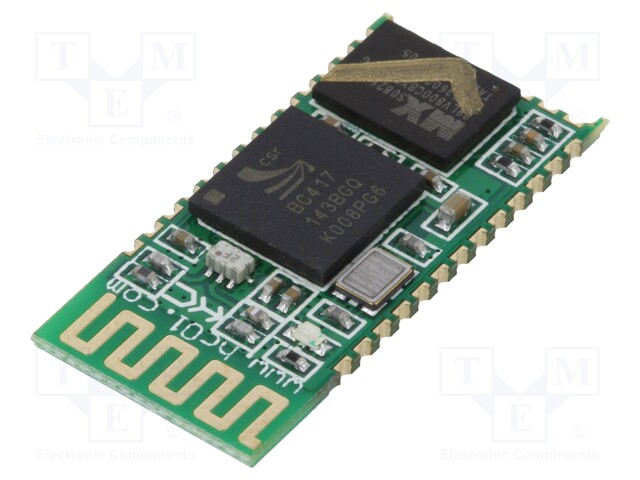 Module: Bluetooth; GPIO,UART,USB 1.1; SMD; 27x13x2mm; Class: 2