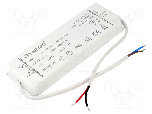 Power supply: switched-mode; LED; 150W; 24VDC; 6.25A; 220÷240VAC