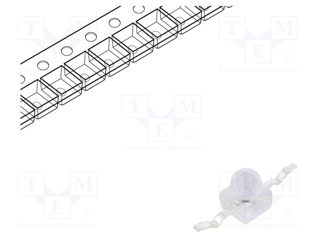 LED; SMD; yellow green; 132÷198mcd; 2.1x2x2.7mm; 25°; 1.7÷2.4V