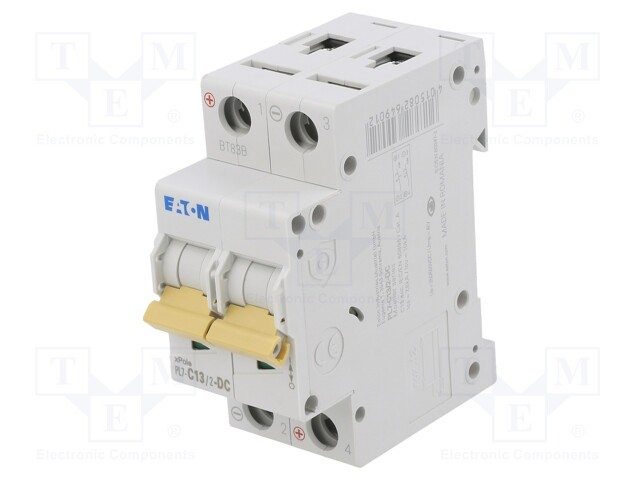 Circuit breaker; 230/400VAC; 250VDC; Inom: 13A; Poles: 1; DIN; 10kA