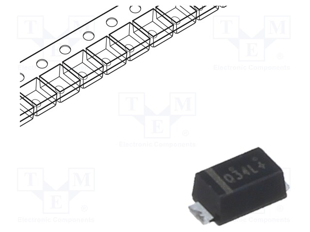 Diode: Schottky rectifying; SMD; 40V; 3A; Ufmax: 0.5V; SOD123F