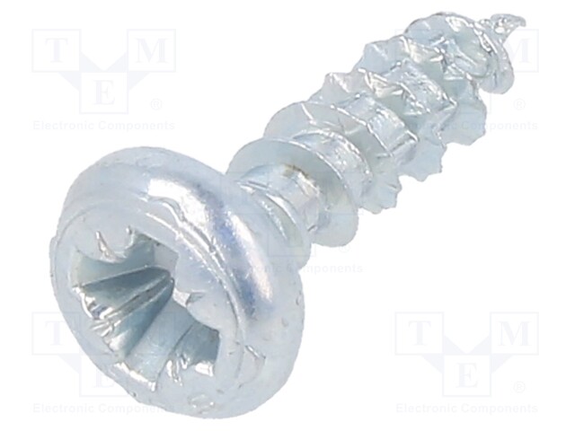 Screw; SPAX®; 3,5x12; Head: cheese head; Pozidriv; steel; zinc