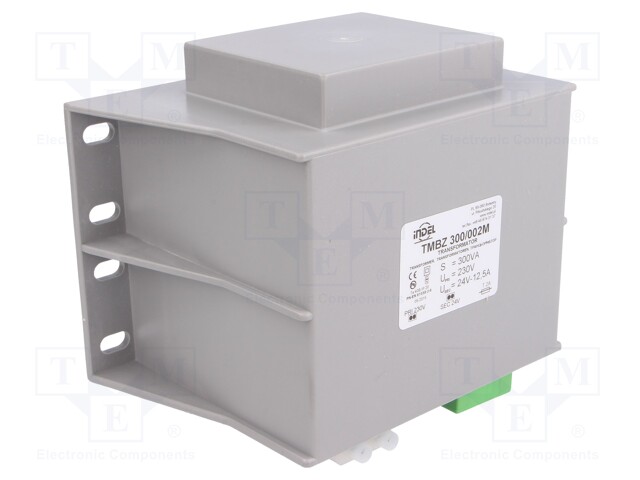 Transformer: encapsulated; 300VA; 230VAC; 24V; 12.5A; 3.6kg