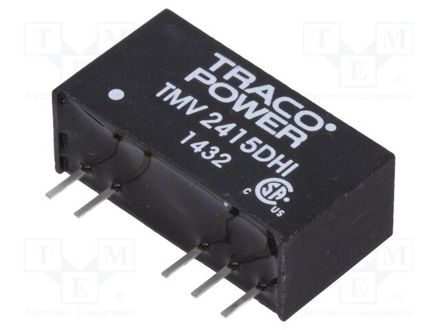 Converter: DC/DC; 1W; Uin: 21.6÷26.4V; Uout: 15VDC; Uout2: -15VDC