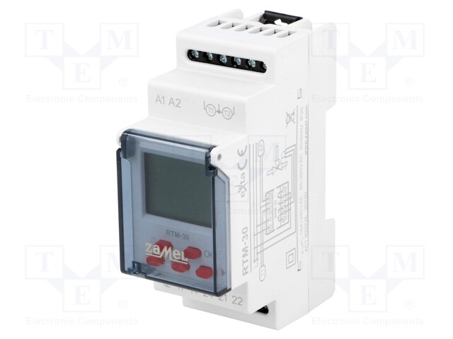 Module: regulator; KTY81-210; temperature; Out: DPDT,relay; DIN