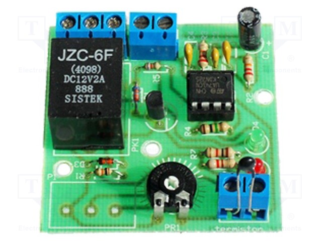 Circuit; thermostat; 12VDC; 10A