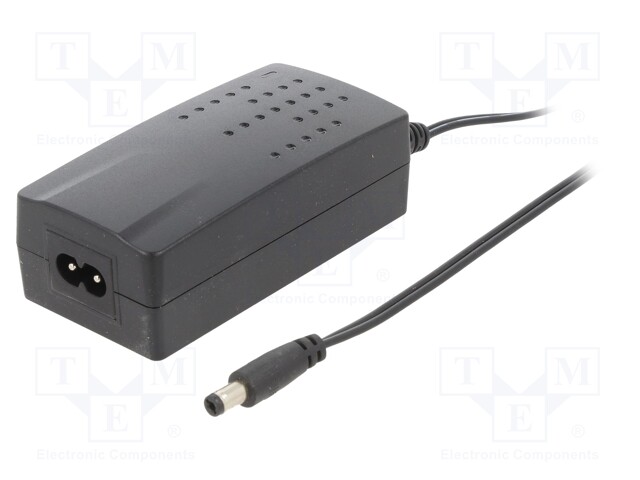 Power supply: switched-mode; 12VDC; 2.5A; Out: 5,5/2,1; 30W; 0÷40°C