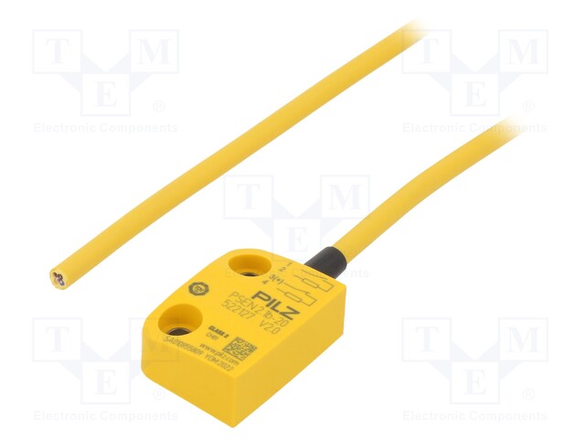 Safety switch: magnetic; IP67; 24VDC; -25÷70°C; Len: 10m