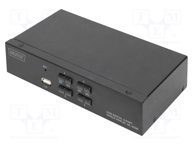 Device: KVM switch; HDMI 1.4,USB 2.0; black