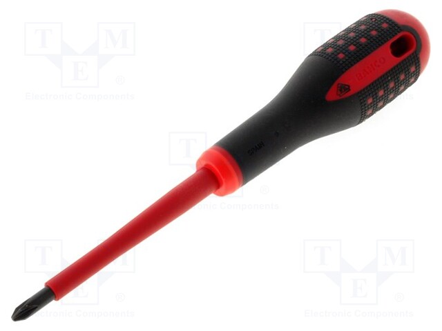 Screwdriver; insulated; Phillips; PH2; Blade length: 100mm; 1kVAC