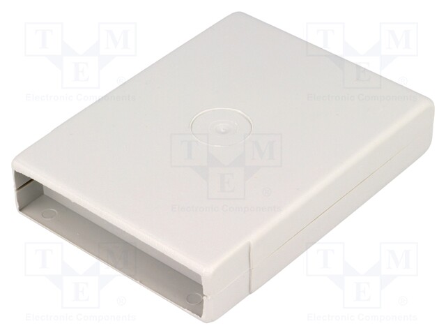 Enclosure: multipurpose; X: 68mm; Y: 91mm; Z: 18mm; ABS; grey; screwed