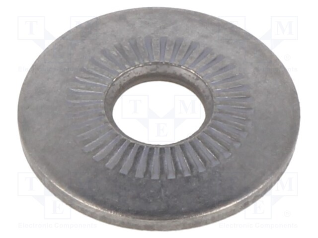 Washer; internally serrated; M5; D=16mm; h=2.1mm; BN 21207