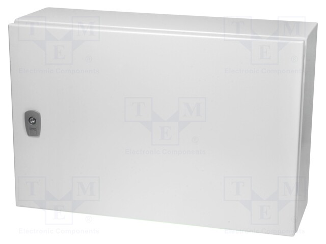 Enclosure: multipurpose; X: 400mm; Y: 600mm; Z: 200mm; CS; steel; grey