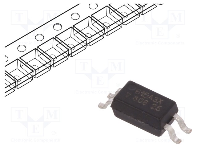 Optocoupler; SMD; Channels: 1; Out: transistor; Uinsul: 3.75kV