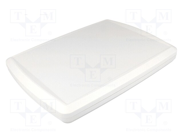 Enclosure: multipurpose; X: 206mm; Y: 279mm; Z: 30mm; ABS; white