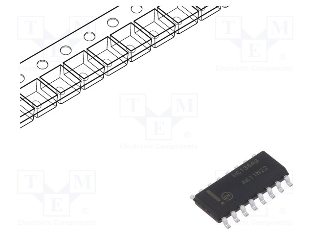 Decoder / Demultiplexer, HC Family, 8 Output, 2 V to 6 V, SOIC-16