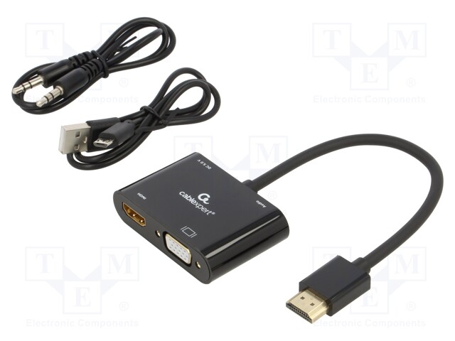 Adapter; 0.15m; Features: Full HD,works with 4K, UHD