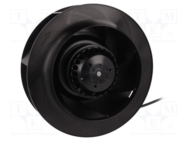 Fan: AC; radial; 230VAC; Ø225x85mm; 1050m3/h; 71dBA; ball bearing