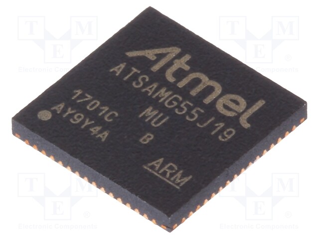 ARM microcontroller; SRAM: 160kB; Flash: 512kB; VQFN64; RAM: 176kB