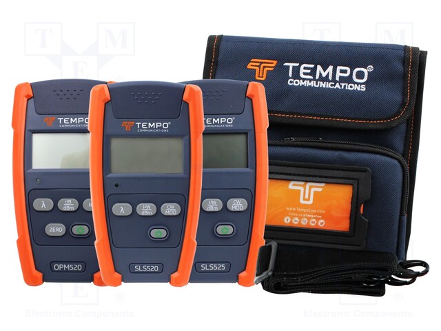 Measuring kit: fiber optic network test kit; -10÷50°C; IP54