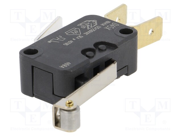 Microswitch SNAP ACTION; SPDT; 16A/250VAC; 4A/250VDC; ON-(ON)