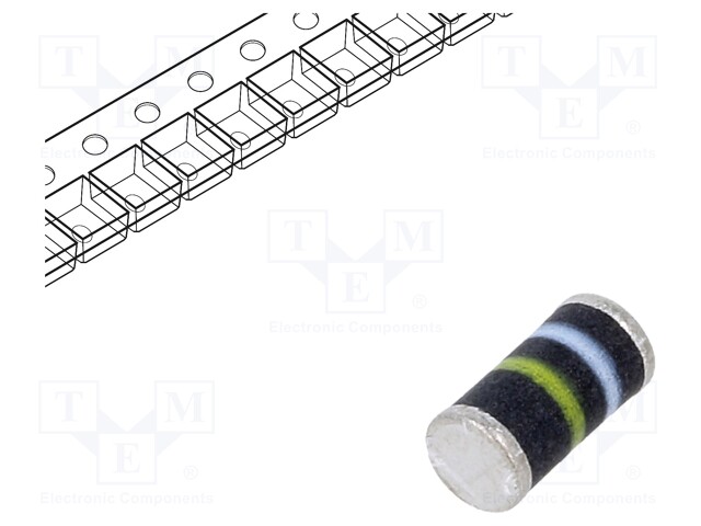 Diode: rectifying; SMD; 400V; 1A; Package: reel,tape; DO213AB