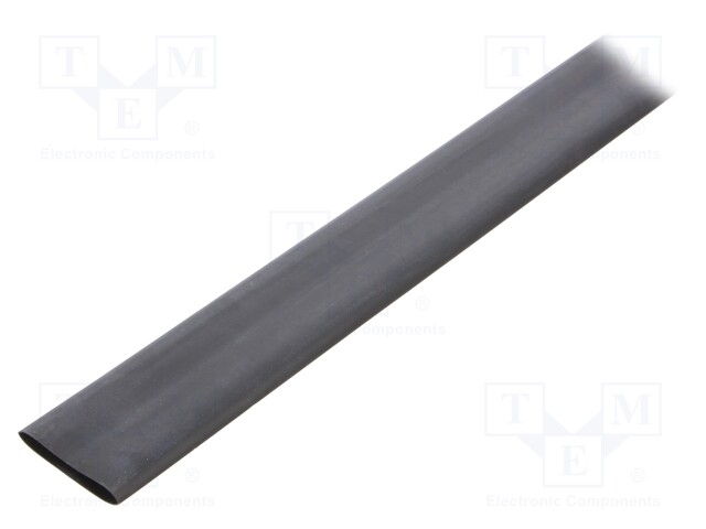 Heat shrink sleeve; glueless; 2: 1; 25.4mm; L: 1m; black