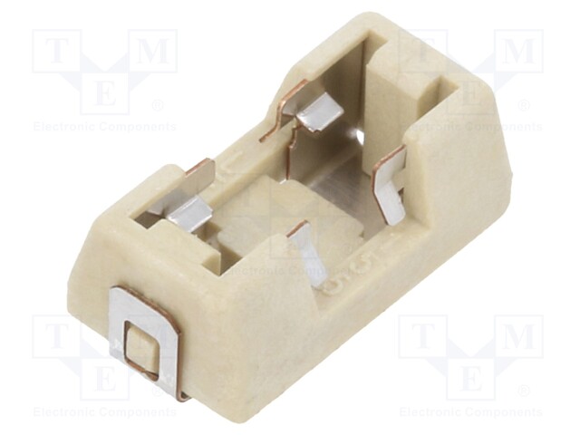 Fuse holder; cylindrical fuses; Mounting: SMT; -55÷125°C; 9A
