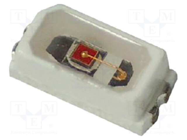 LED; SMD; 1608; red; 390÷970mcd; 1.6x0.8x0.55mm; 120°; 1.9÷2.5V