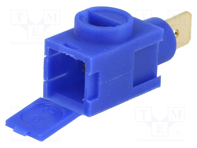Terminal block; ways: 1; 0.14÷2.5mm2; Colour: blue; 26AWG÷12AWG
