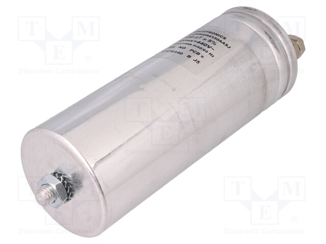 Capacitor: polypropylene; Body dim: Ø75x194mm; 150uF; ±5%; 45A