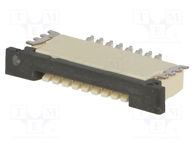 Connector: FFC (FPC); horizontal; PIN: 8; ZIF,top contacts; SMT