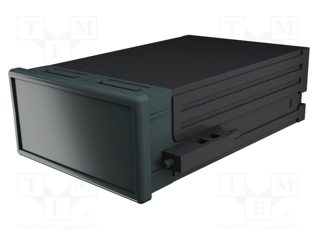 Enclosure: panel; X: 96mm; Y: 48mm; Z: 124mm; ABS + PC,PPO; black