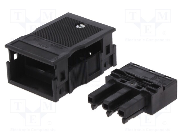 Connector: pluggable terminal block; spring clamp; female; 25A