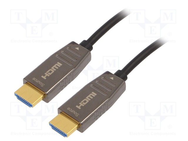 Cable; HDCP 2.2,HDMI 2.1,optical; HDMI plug,both sides; 30m