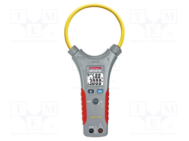 AC digital clamp meter; LCD (10000); Sampling: 2x/s; VDC: 1kV