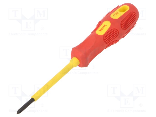 Screwdriver; insulated; Phillips; PH0; Blade length: 60mm