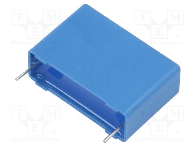 Capacitor: polyester; 0.33uF; 220VAC; 630VDC; Pitch: 27.5mm; ±10%