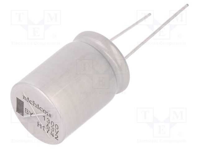 Capacitor: electrolytic; low impedance; THT; 1300uF; 63VDC; ±20%