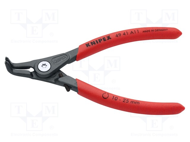 Pliers; internal circlip; Ring: external; Pliers len: 140mm