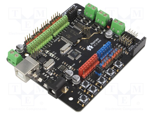 Module: controller; robot control; 7÷12VDC; 90x80mm; uC: ATMEGA328